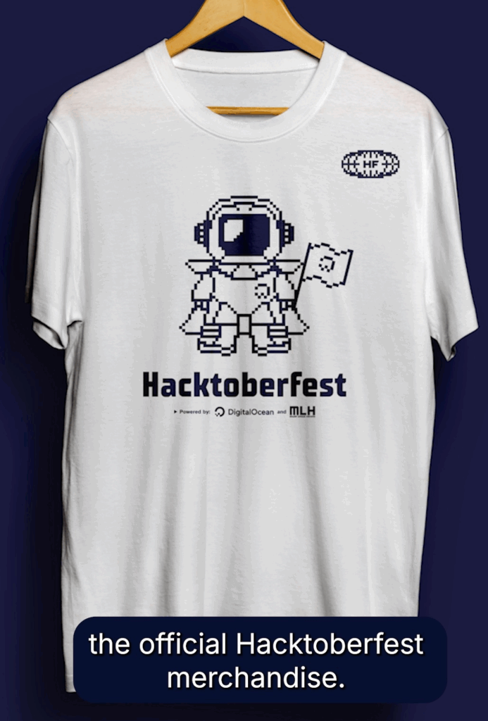 Hacktoberfest(핵토버페스트) 2025 - 첫 참여 후기 hacktoberfest tshirt 1
