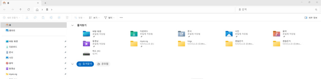 윈도우 11 파일 확장자 표시하기 image 25