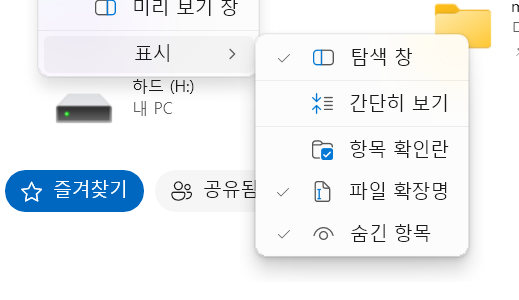 윈도우 11 파일 확장자 표시하기 image 27 2